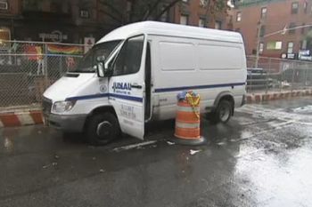 The victim's van, via NBC New York